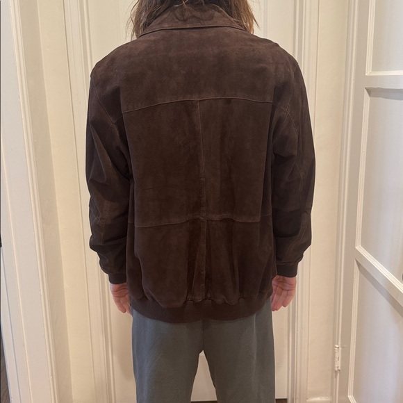 Bobby Jones Dark Brown Suede Jacket - Picture 3 of 10